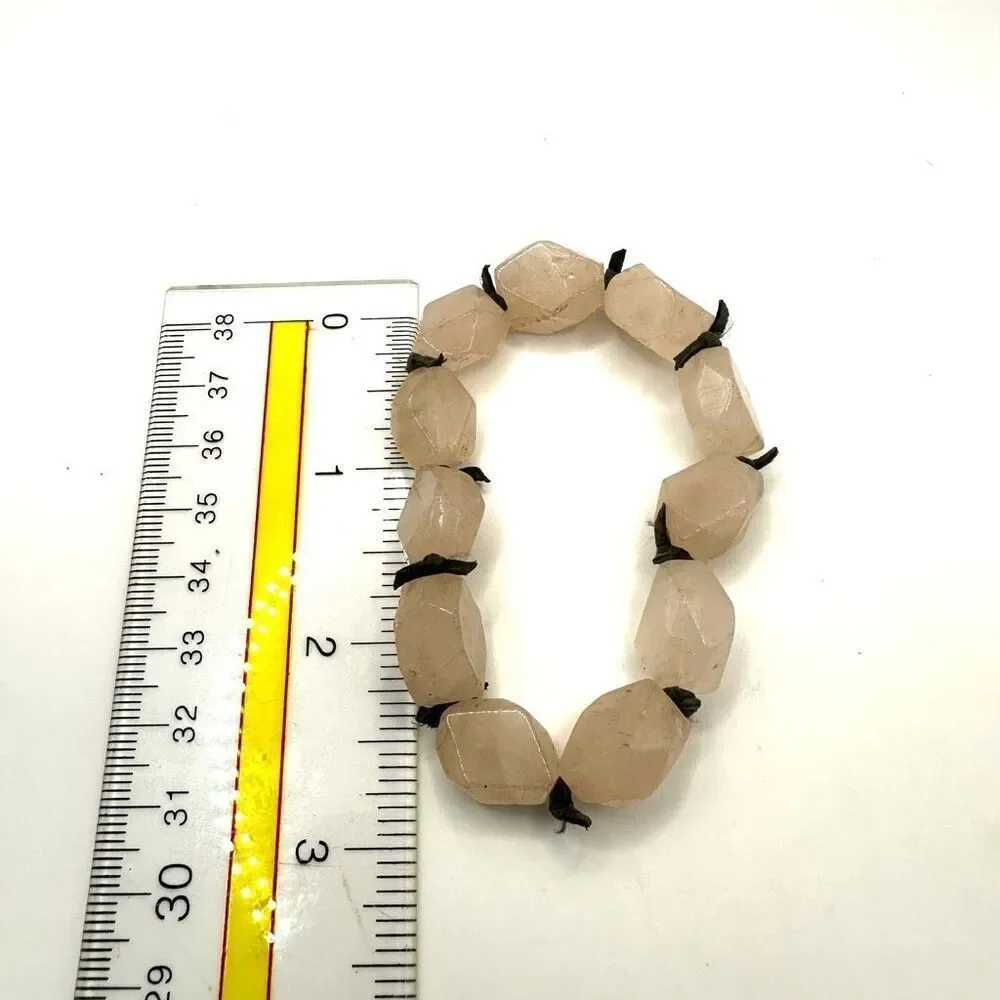 Rose Quartz stretchy bracelet rose quartz